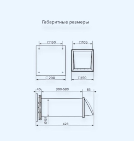CUPER 125 ЭРА (ERA) Рекуператор CUPER D125 CUPER 125 ЭРА (ERA) Рекуператор CUPER D125